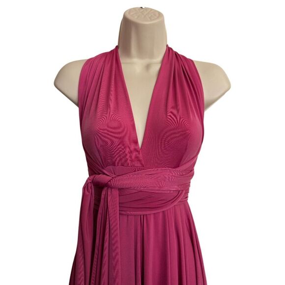 The Jersey Maid Mauve Pink Versatile Dress Size M - Picture 6 of 12